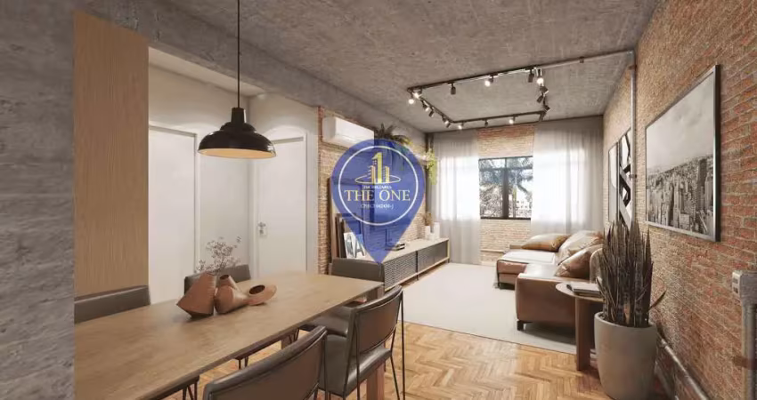 Apartamento de 120m² à venda, higienópolis, são paulo, sp com 2 dormitórios sendo 1 suíte, sala amp