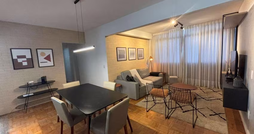 Apartamento com 90m², MOBILIADO, para locação, Jardim Paulista, São Paulo, SP
