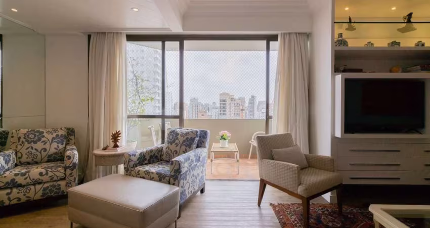 Apartamento de 170m² para locação, Moema, São Paulo, SP com 3 Dormitórios sendo 1 Suíte, ambiente p