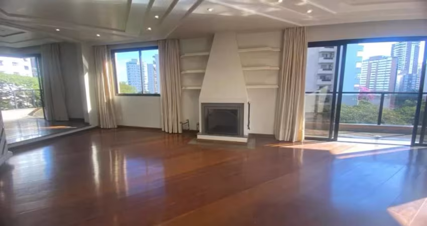 Apartamento de 235m² à venda, Moema, Moema, São Paulo, SP Semi Mobiliado com 4 Suítes, 6 Banheiros,