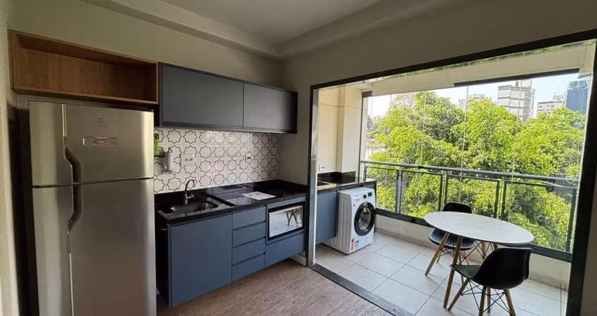 Apartamento mobiliado, com 33m², à venda, pinheiros, são paulo, sp