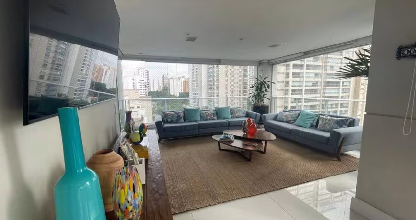 Apartamento disponível para venda e locação 4 suítes, 5 vagas, varanda gourmet e mobiliado, Campo B