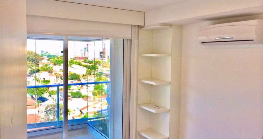 Apartamento de 50m² para locação, Campo Belo, São Paulo, SP. com 1 Dormitório, Sala, Cozinha, 1 Vag