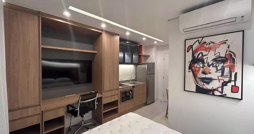Apartamento Garden de 27m² MOBILIADO para locação, República, São Paulo, SP. com 1 Dormitório e Sal
