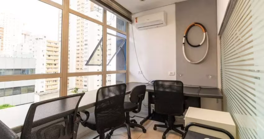Conjunto comercial MOBILIADO, com 32m², 1 vaga, à venda, Cerqueira César, São Paulo, SP