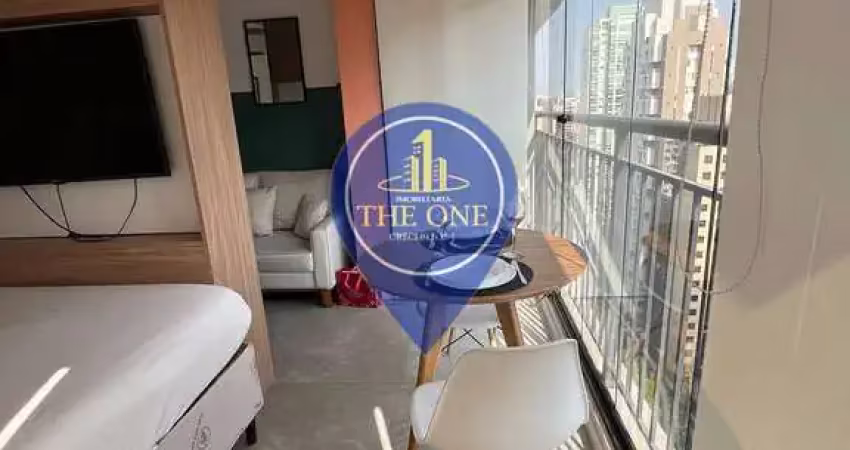 Studio de 25m² mobiliado à venda, indianópolis, são paulo, sp. 1 suíte, cozinha integrada e equipad