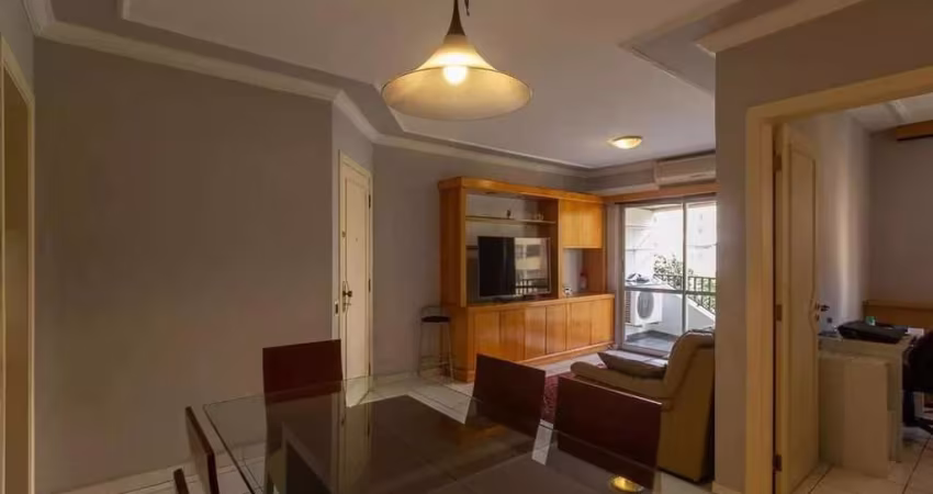 Apartamento para locação, mobiliado, com 2 dormitórios, 1 suite, 2 vagas e 96M², localizado Santa C