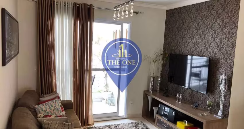 Apartamento à venda, com 63m², 2 dormitórios, 1 suíte, 1 vaga, localizado no jardim das vertentes