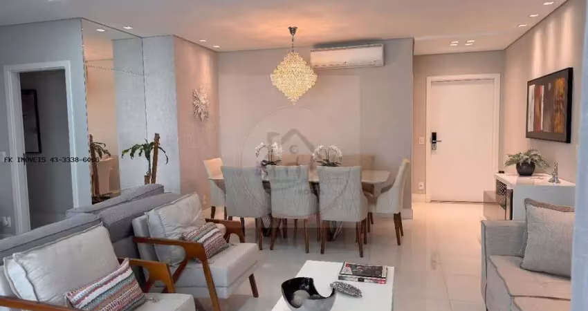 Apartamento para venda em londrina, gleba fazenda palhano ed parc rocher, 3 dormitórios, 3 suítes, 4 banheiros, 4 vagas