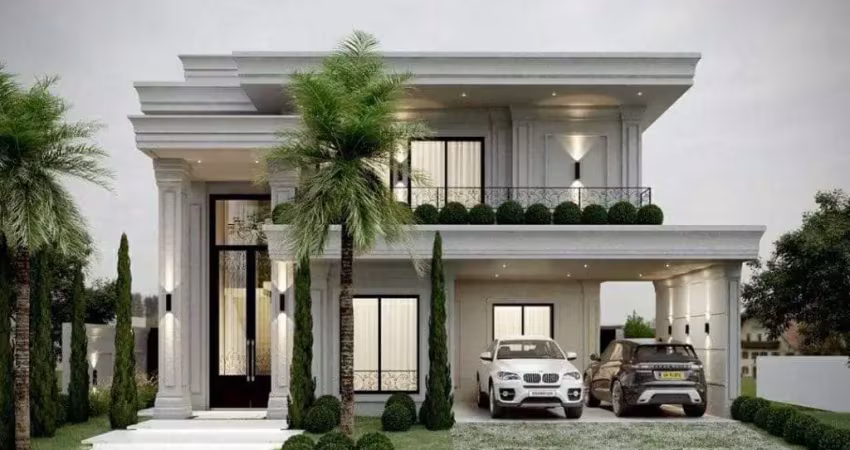Casa alto padrão recém construida com 5 suites a venda no quinta do golfe