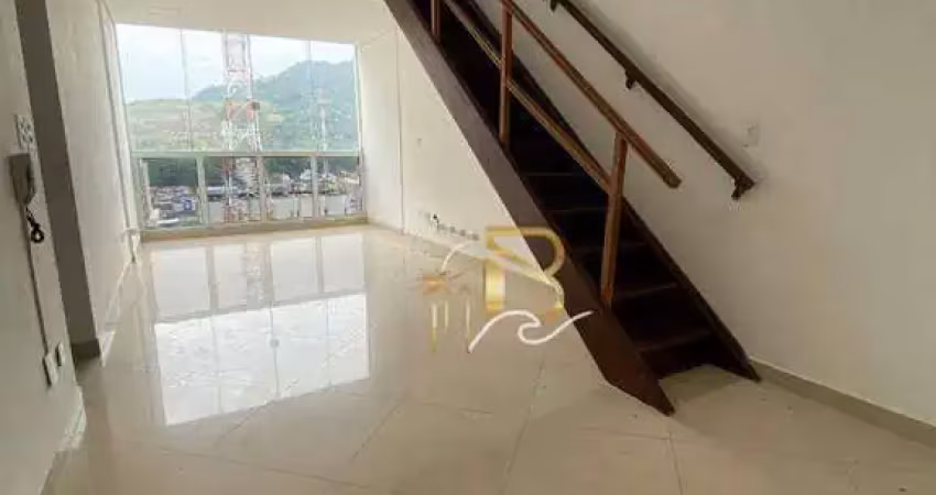 Cobertura com 3 dormitórios, 147 m² - venda por r$ 850.000,00 ou aluguel por r$ 4.500,00/mês - pitangueiras - guarujá/sp