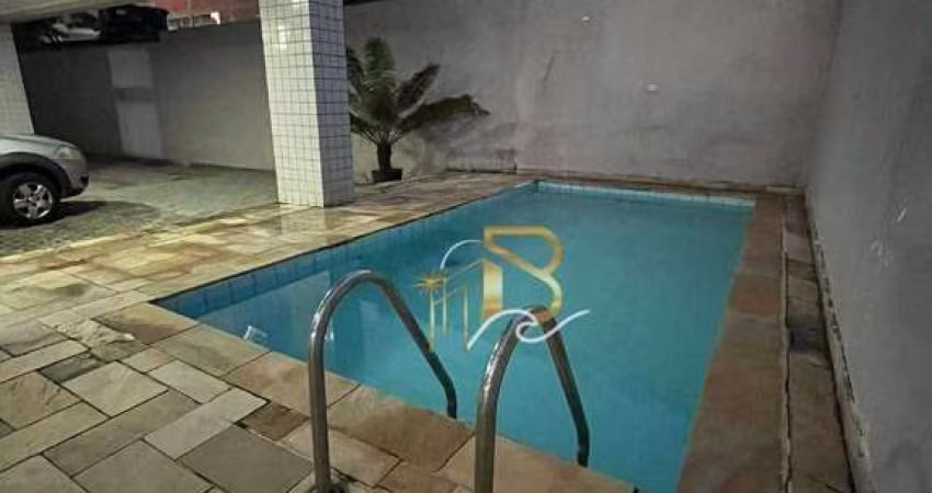 Apartamento com 3 dormitórios para alugar, 102 m² por R$ 3.000,00/mês - Enseada - Guarujá/SP