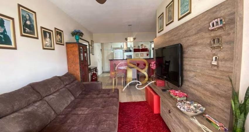 Apartamento com 3 dormitórios para alugar, 96 m² por R$ 5.500,00/mês - Praia das Astúrias - Guarujá/SP