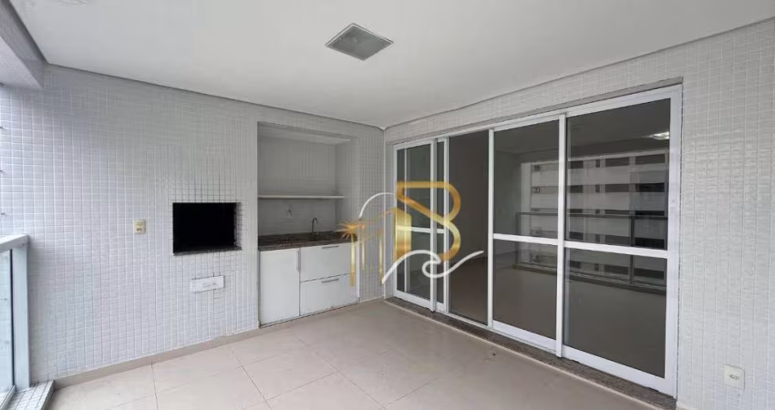 Apartamento com 3 dormitórios para alugar, 125 m² por R$ 6.000/mês - Pitangueiras - Guarujá/SP