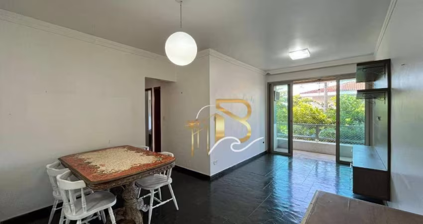 Apartamento com 3 dormitórios para alugar, 90 m² por R$ 3.800/mês - Enseada - Guarujá/SP