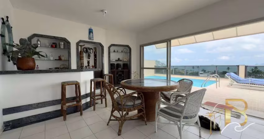 Cobertura com 4 dormitórios à venda, 245 m² por r$ 1.500.000,00 - praia da enseada - guarujá/sp