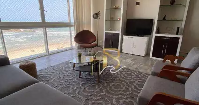 Apartamento com 5 dormitórios para alugar, 220 m² por r$ 7.500,00/mês - pitangueiras - guarujá/sp