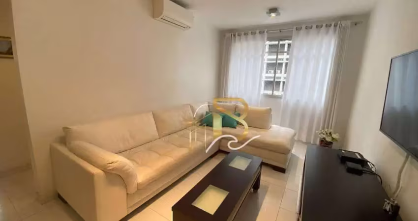 Apartamento com 2 dormitórios à venda, 90 m² por r$ 540.000,00 - pitangueiras - guarujá/sp