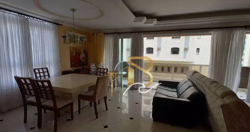Apartamento com 3 dormitórios à venda, 191 m² por r$ 980.000,00 - pitangueiras - guarujá/sp