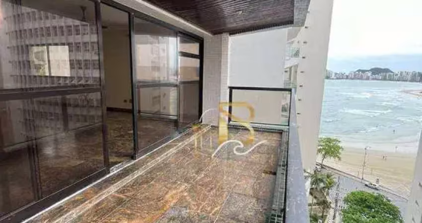 Apartamento com 5 dormitórios, 185 m² - venda por r$ 800.000,00 ou aluguel por r$ 8.000,00/mês - pitangueiras - guarujá/sp