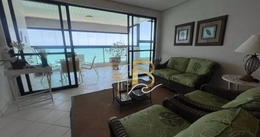 Apartamento com 3 dormitórios para alugar, 184 m² por r$ 11.000,00/mês - pitangueiras - guarujá/sp