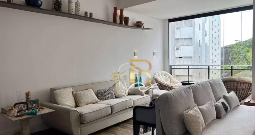 Apartamento com 2 dormitórios à venda, 116 m² por r$ 680.000,00 - pitangueiras - guarujá/sp