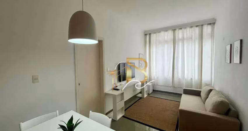 Apartamento com 1 dormitório à venda, 57 m² por r$ 310.000,00 - pitangueiras - guarujá/sp