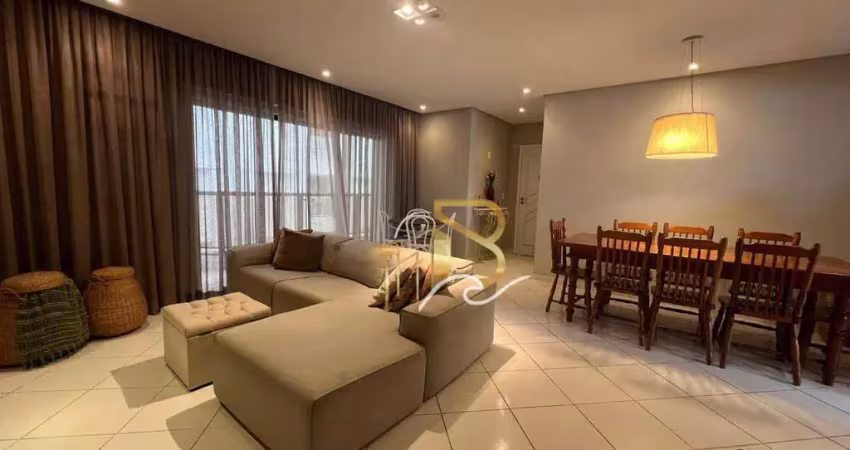 Apartamento com 3 dormitórios à venda, 160 m² por r$ 1.300.000,00 - astúrias - guarujá/sp