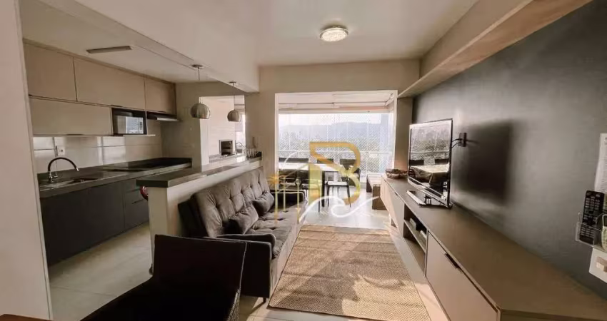 Apartamento com 2 dormitórios à venda, 67 m² por r$ 750.000,00 - enseada - guarujá/sp