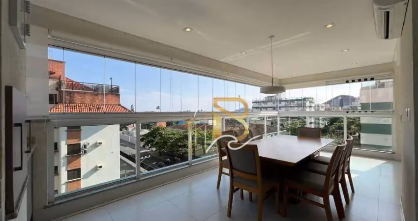 Apartamento com 3 dormitórios à venda, 145 m² por r$ 1.450.000,00 - enseada - guarujá/sp