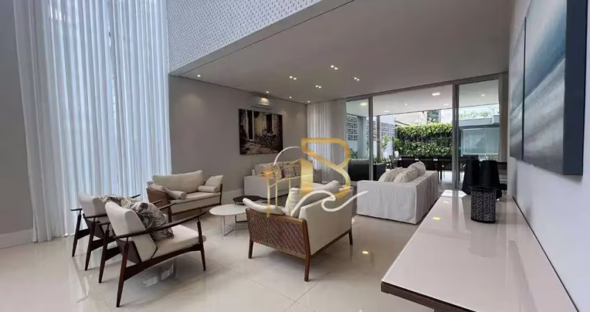 Sobrado com 5 dormitórios à venda, 450 m² por r$ 4.900.000 - praia do pernambuco - guarujá/sp