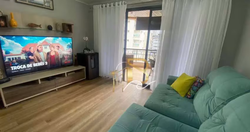 Apartamento com 3 dormitórios à venda, 140 m² por r$ 600.000 - enseada - guarujá/sp