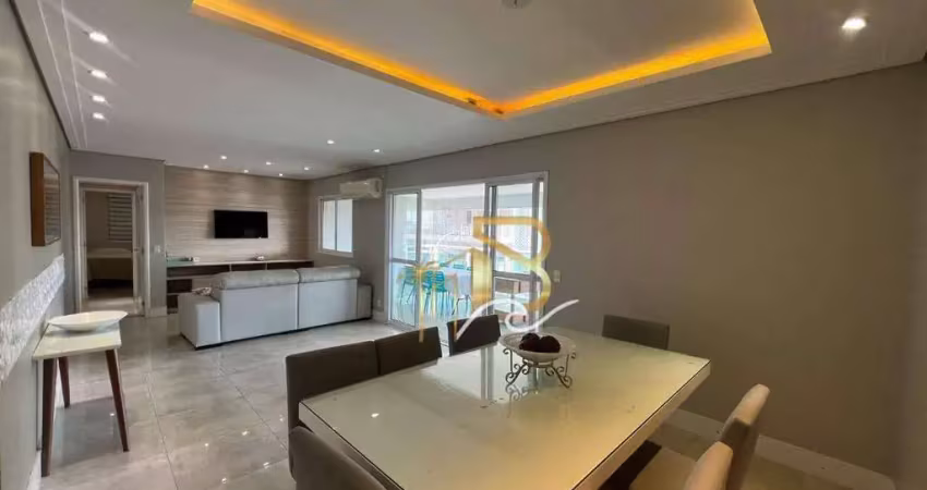 Apartamento com 3 dormitórios à venda, 135 m² por r$ 1.272.000,00 - asturias - guarujá/sp