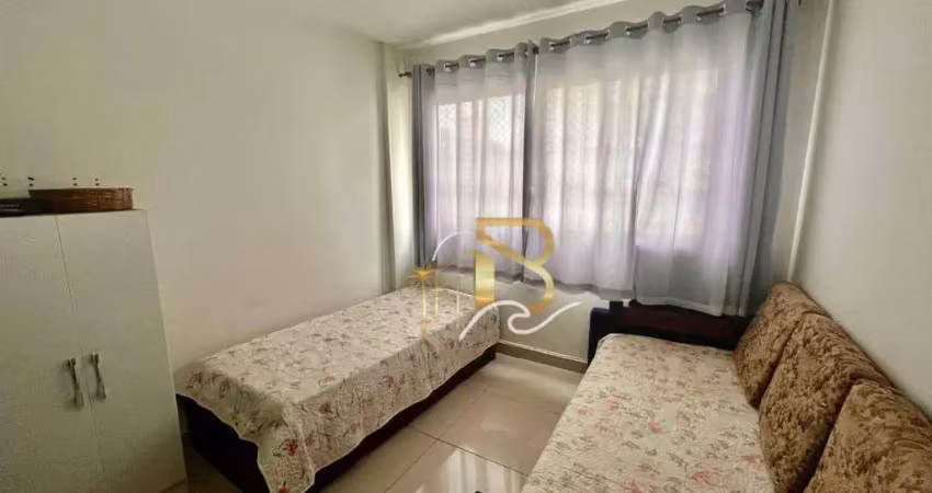Apartamento com 1 dormitório à venda, 54 m² por r$ 300.000,00 - pitangueiras - guarujá/sp