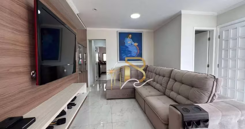 Apartamento com 3 dormitórios à venda, 100 m² por r$ 795.000 - praia da enseada - guarujá/sp