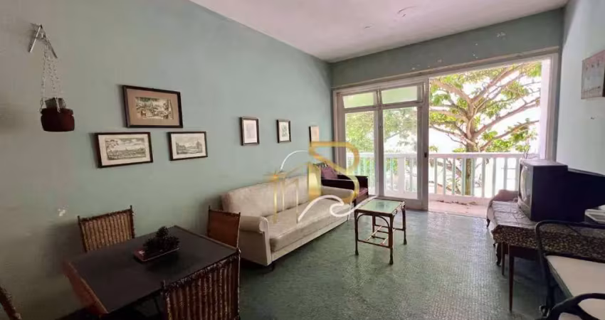 Apartamento com 2 dormitórios à venda, 140 m² por r$ 390.000,00 - pitangueiras - guarujá/sp
