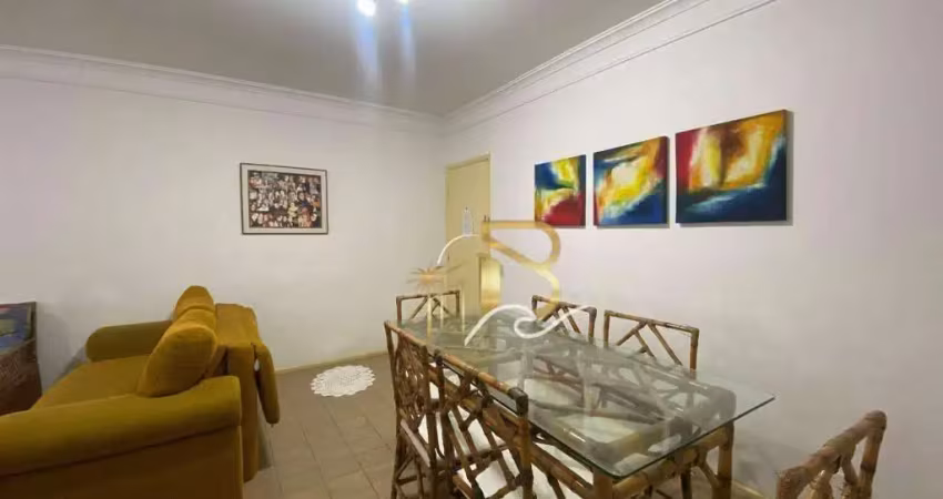 Apartamento com 2 dormitórios à venda, 90 m² por r$ 424.000,00 - pitangueiras - guarujá/sp