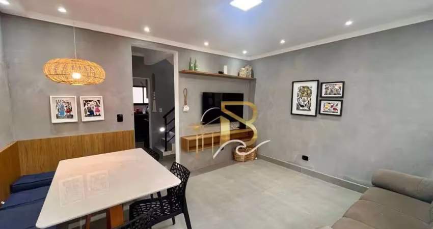Casa com 3 dormitórios, 70 m² - venda por r$ 900.000 ou aluguel por r$ 5.000/mês - astúrias - guarujá/sp
