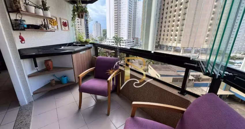Apartamento com 3 dormitórios à venda, 120 m² por r$ 750.000 - tombo - guarujá/sp