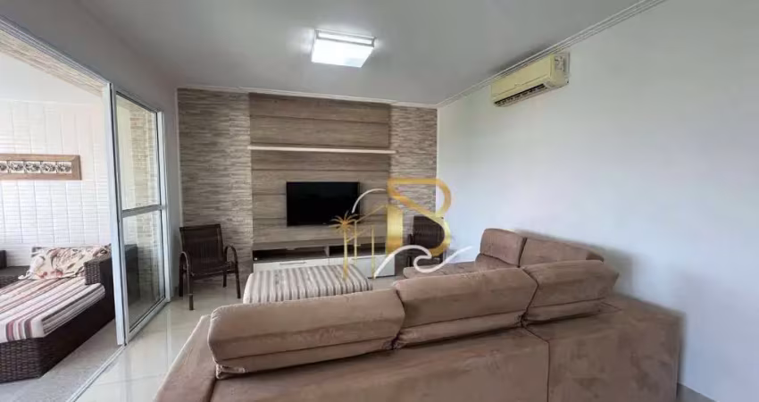 Apartamento com 3 dormitórios para alugar, 158 m² por r$ 8.000,00/mês - parque enseada - guarujá/sp