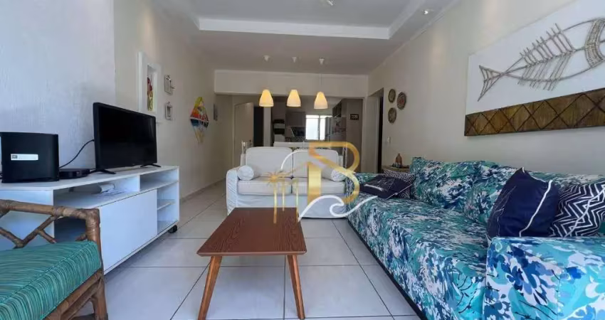 Apartamento com 3 dormitórios, 95 m² - venda por r$ 480.000,00 ou aluguel por r$ 4.000,00/mês - tortuga - guarujá/sp