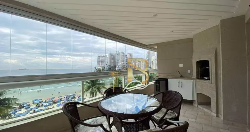 Apartamento com 4 dormitórios à venda, 160 m² por r$ 2.300.000,00 - astúrias - guarujá/sp