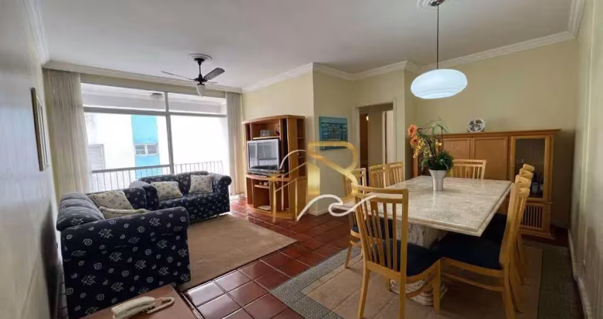 Apartamento com 2 dormitórios para alugar, 100 m² por r$ 3.800/mês - pitangueiras - guarujá/sp