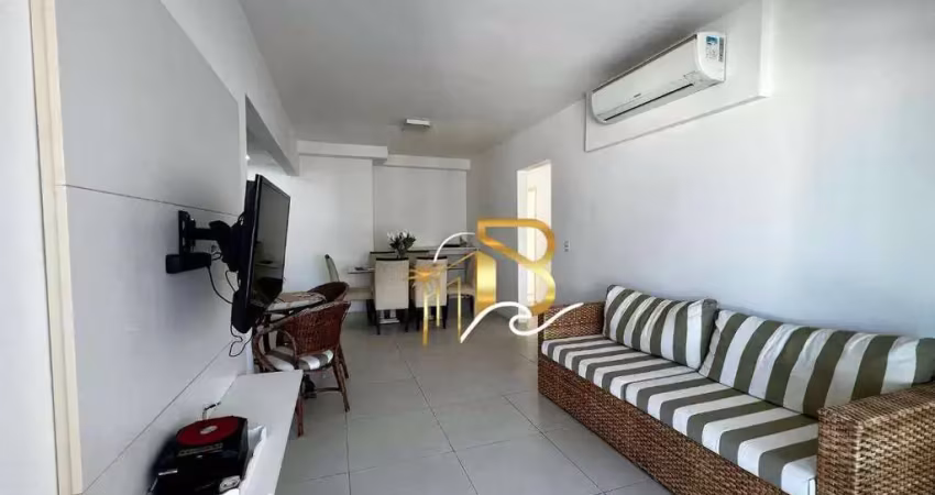 Apartamento com 3 dormitórios à venda, 100 m² por r$ 1.200.000,00 - pitangueiras - guarujá/sp