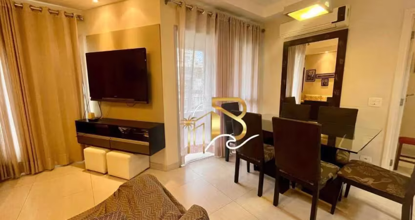 Apartamento com 3 dormitórios à venda, 100 m² por r$ 450.000,00 - enseada - guarujá/sp