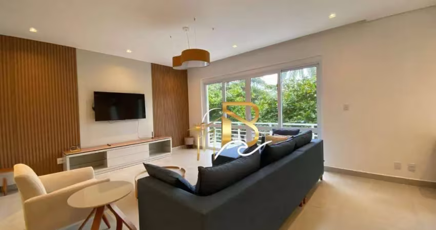 Apartamento com 5 dormitórios à venda, 210 m² por r$ 1.200.000,00 - pitangueiras - guarujá/sp