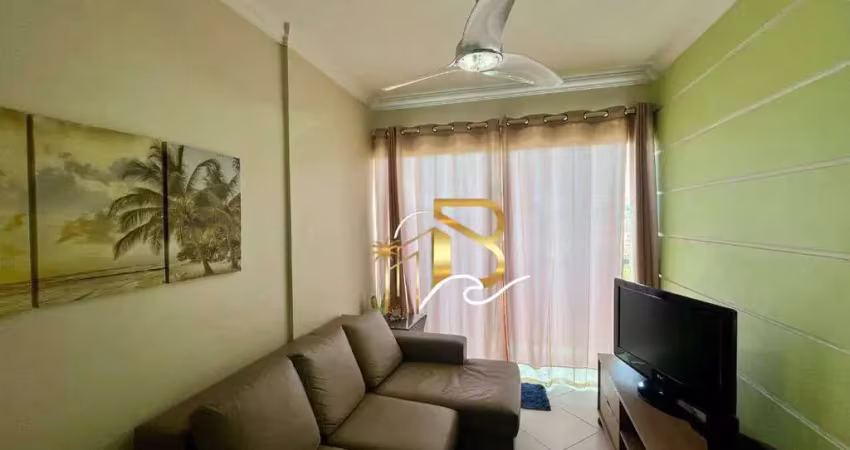 Apartamento com 1 dormitório à venda, 48 m² por r$ 320.000 - enseada - guarujá/sp