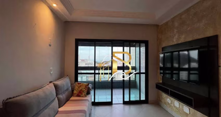 Apartamento com 2 dormitórios à venda, 73 m² por r$ 477.000,00 - enseada - guarujá/sp