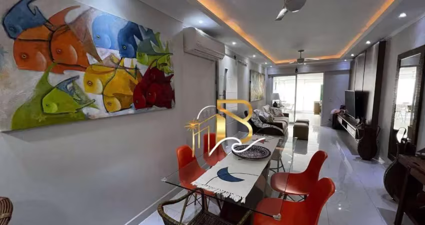 Apartamento com 3 dormitórios à venda, 117 m² por r$ 1.600.000,00 - astúrias - guarujá/sp