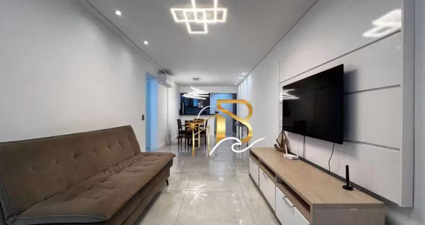 Apartamento com 3 dormitórios à venda, 118 m² por r$ 1.300.000,00 - astúrias - guarujá/sp